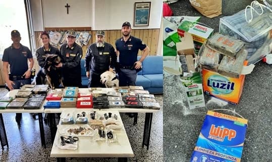 50 chili di cocaina sequestrati al confine di Ventimiglia, 2 arresti