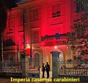 Imperia caserma carabinieri