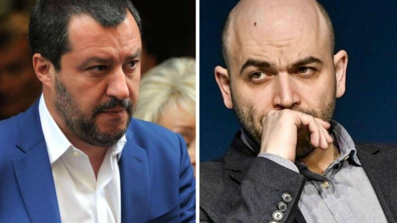 Salvini: “Non ritiro querela contro Saviano, post offensivi”