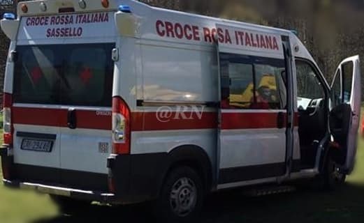 Croce Rossa Sassello a Giovo Ligure per incidente casalingo a 86enne