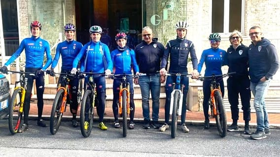 Nazionale Mountain Bike in ritiro ad Alassio fino al 18 gennaio