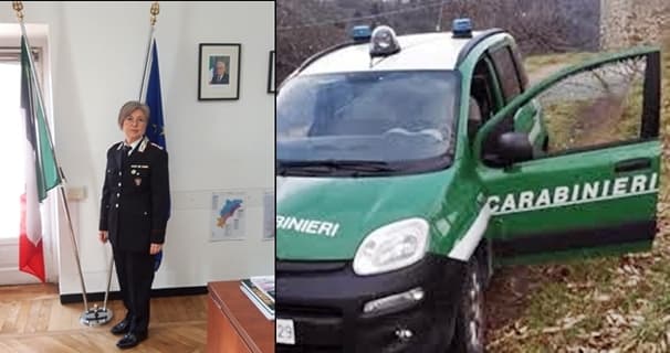 Savona in congedo Giovanna Vulpi comandante Carabinieri Forestale