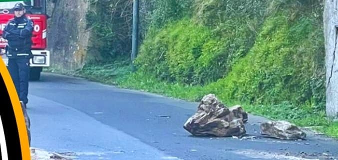 Lavori in corso sulla strada provinciale 12 del Santuario di Savona