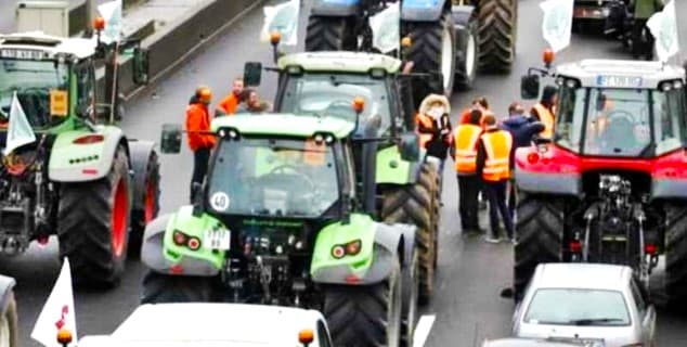 Le proteste dei trattori si stanno estendendo anche in Piemonte e Liguria