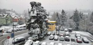 Sassello neve in piazza da GP