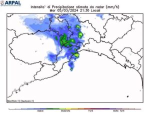 Arpal pioggia e neve 6-3-24