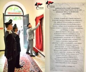 Caserma carabinieri Laigueglia dedicata Leandro Verì 1