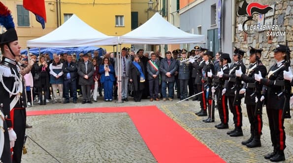 Caserma carabinieri Laigueglia dedicata in memoria dell’appuntato Movm Leandro Verì