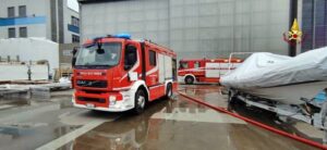 Incendio bombola cantieri navali Sestri Ponente 4