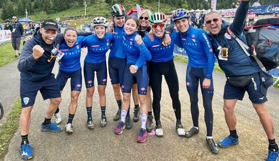 Nazionale italiana di Mtb prima ai campionati Europei dopo il ritiro ad Alassio