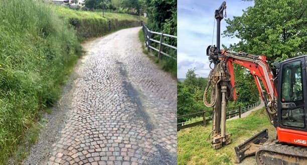 Sassello lavori strada Piano, solo passaggio pedonale e chiusa ai veicoli