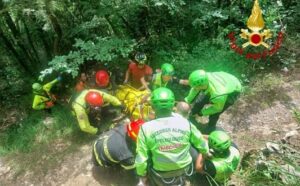 Incidente ciclista a Recco 2