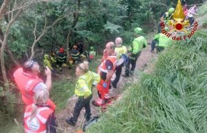 Incidente ciclista a Recco 5