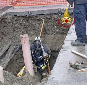 Genova fuga di gas nella via al Santuario di Nostra Signora della Guardia 14