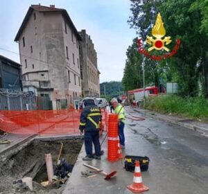 Genova fuga di gas nella via al Santuario di Nostra Signora della Guardia 15
