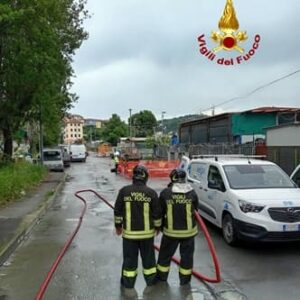 Genova fuga di gas nella via al Santuario di Nostra Signora della Guardia 18