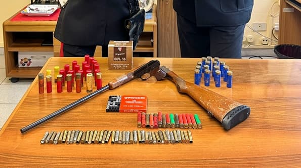 Sanremo armi e munizioni detenute illegalmente, arrestato