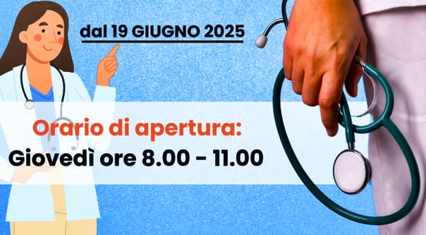 Asl2 Savona oggi ha aperto ambulatorio di prossimità a Ceriale