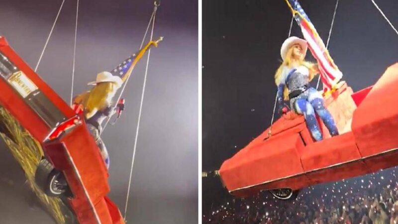 Beyoncé, paura al concerto: problema all’auto ‘volante’ – Video