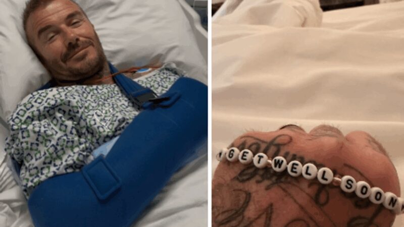 David Beckham ricoverato in ospedale, Victoria: “Guarisci presto papino”