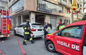 Genova fuoriuscita fumo in via Pieragostini 1