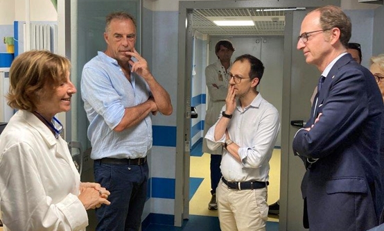 Ospedali Albenga e Pietra Ligure visitati da Nicolò assessore alla Sanità