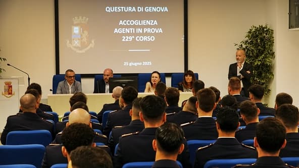 Polizia di Stato Genova sono entrati in servizio 40 agenti