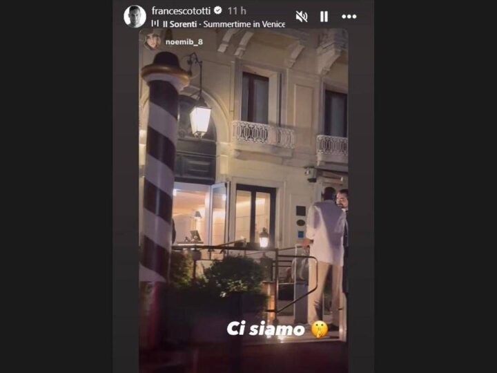 Totti e Noemi a Venezia, coincidenza o invito vip dai Bezos?