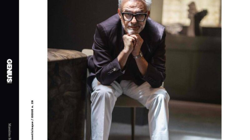 Lo chef Massimo Bottura protagonista della cover story di Genius People Magazine