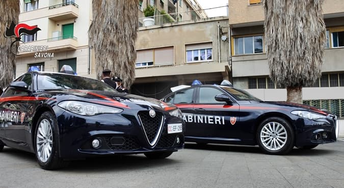 Attività delle Stazioni carabinieri nel savonese: 2 arresti e 6 indagati