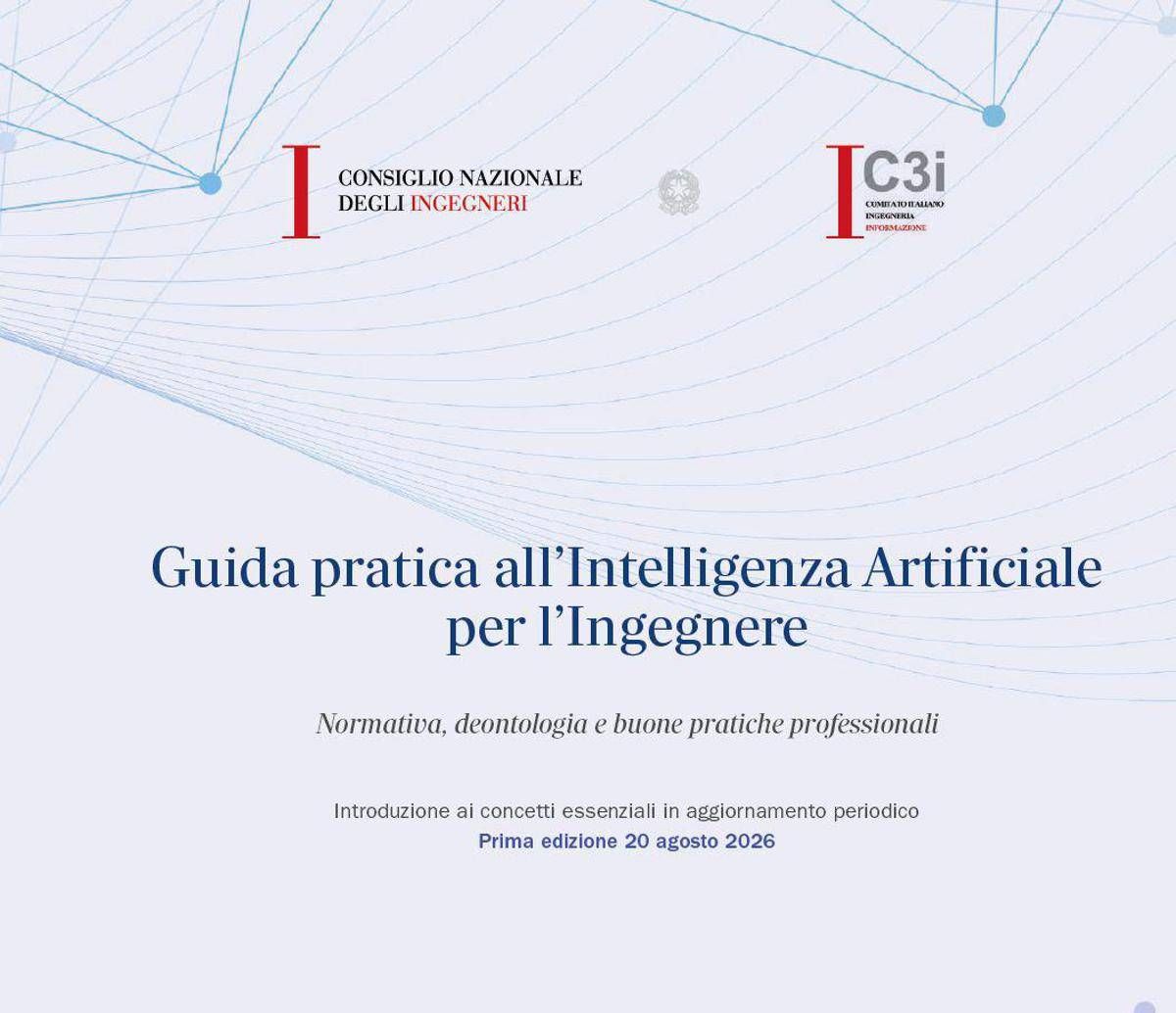 Cni, ecco la Guida pratica all’Ai per gli ingegneri
