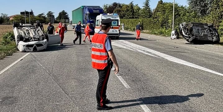 Incidente sulla Statale 35 dei Giovi, bimbo di 4 mesi in codice rosso