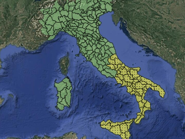 Maltempo, allerta meteo gialla per temporali venerdì 25 settembre: le regioni a rischio