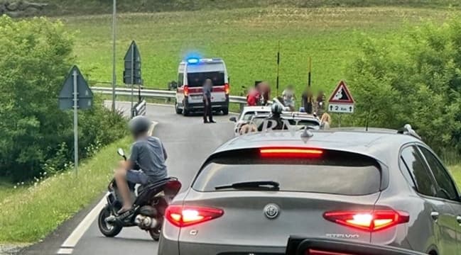 Incidente al ponte Prina alla Maddalena di Sassello sulla SS334