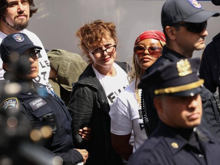 Susan Sarandon fermata a New York, protestava contro Netanyahu all’Onu