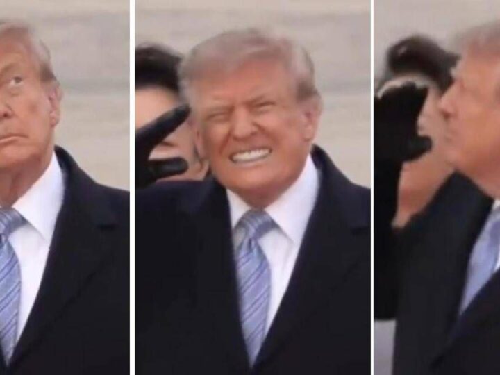 Trump accoglie Xi, passa il jet e il presidente americano ‘si spaventa’