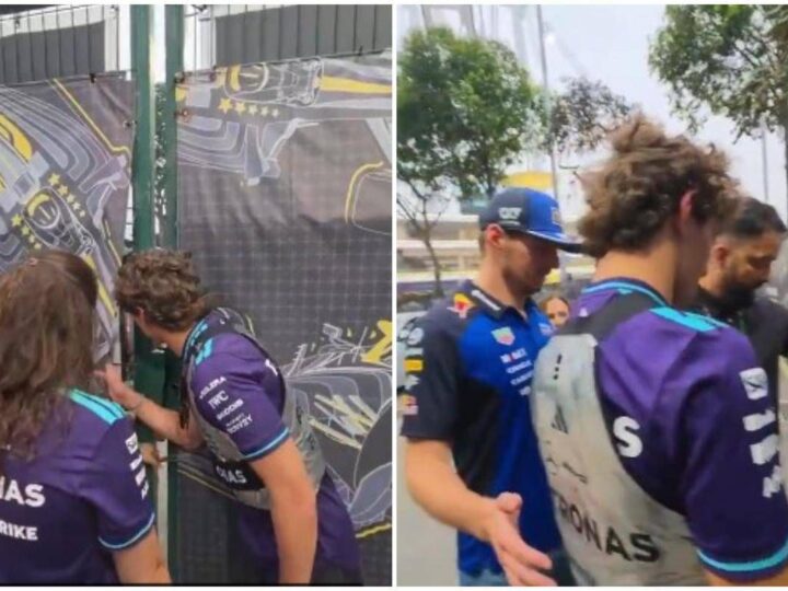 Antonelli bloccato dalla sicurezza a Singapore: “Sono un pilota”. Lo salva… Verstappen