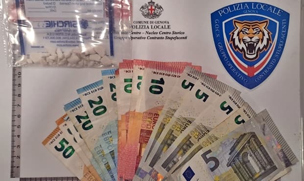 Arrestato con 15 dosi di crack a Brignole dalla Polizia Locale di Genova