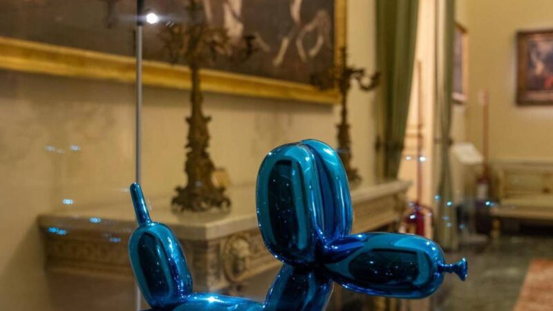Arte, tributo a Jeff Koons al Palazzo Reale di Palermo