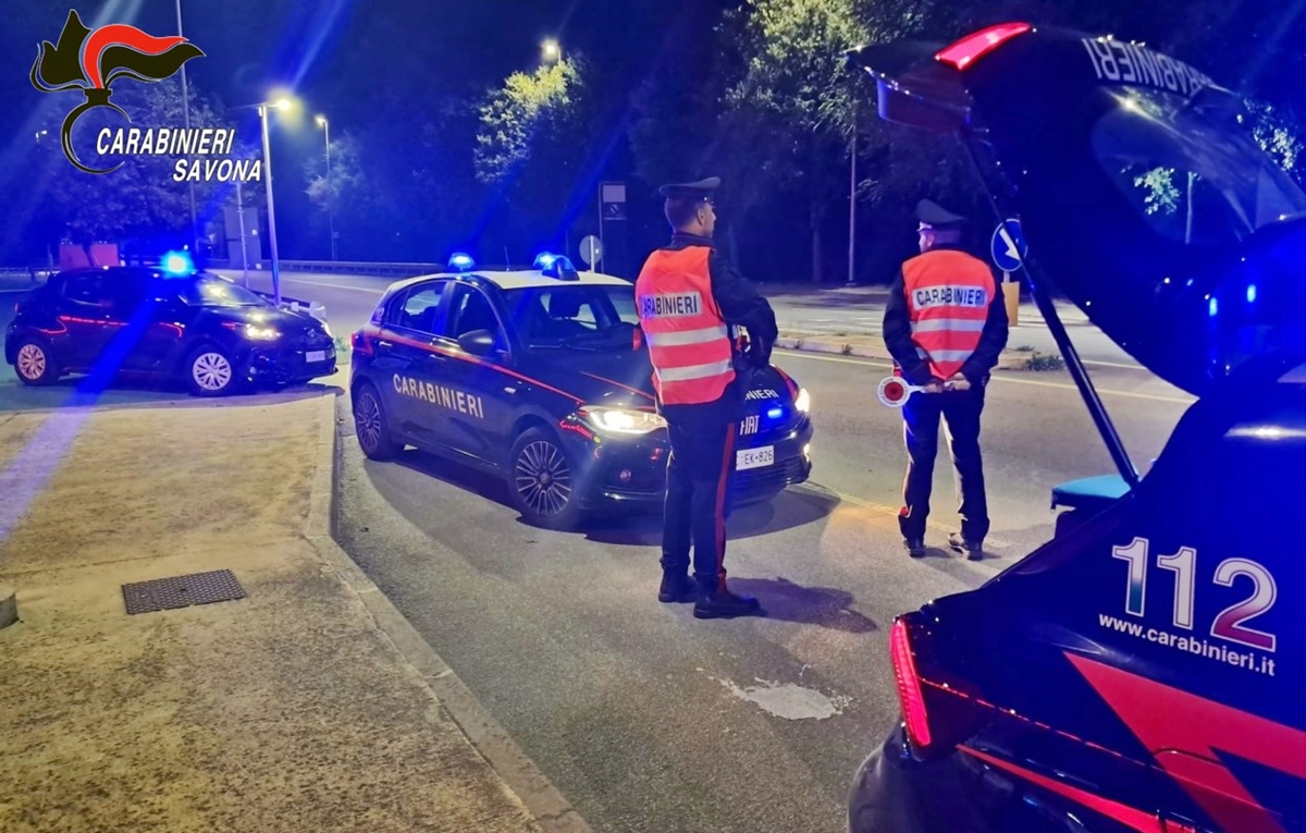 Attività dei carabinieri del Comando Provinciale di Savona