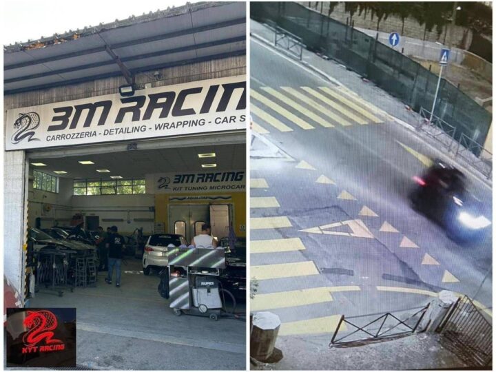 Banda della minicar a Roma, titolare officina: “Era grigia, dopo un incidente ridipinta di nero”