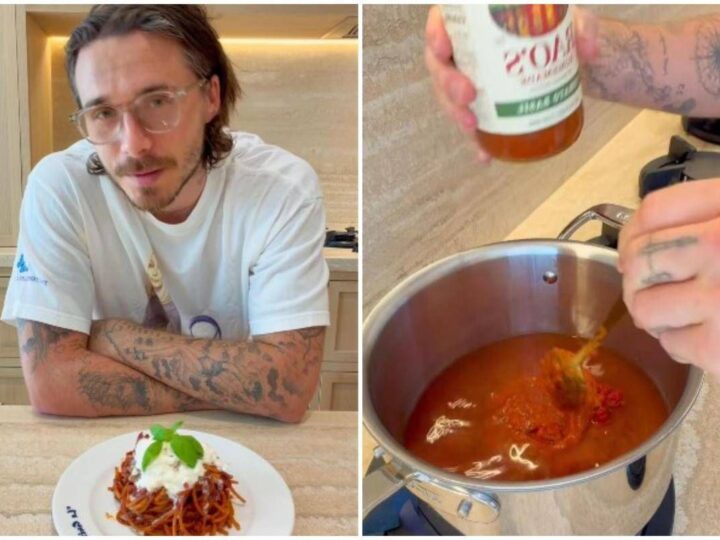 Brooklyn Beckham prepara spaghetti all’arrabbiata, ma i social lo ‘bocciano’