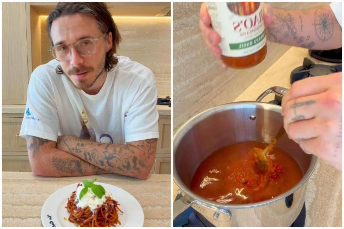Brooklyn Beckham prepara spaghetti all’arrabbiata, ma i social lo ‘bocciano’