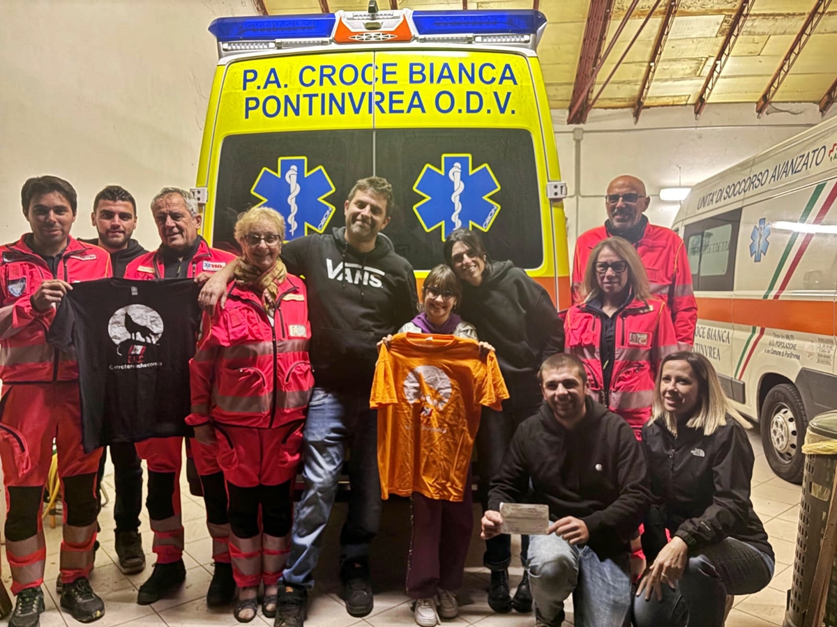 Entroterracheconta dona 2.320 euro alla Croce Bianca Pontinvrea