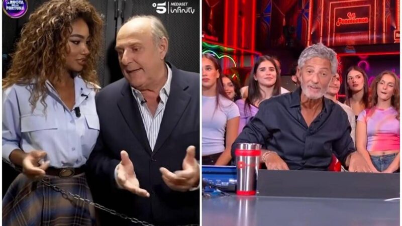 Gerry Scotti e Samira Lui rispondono a Fiorello… in catene
