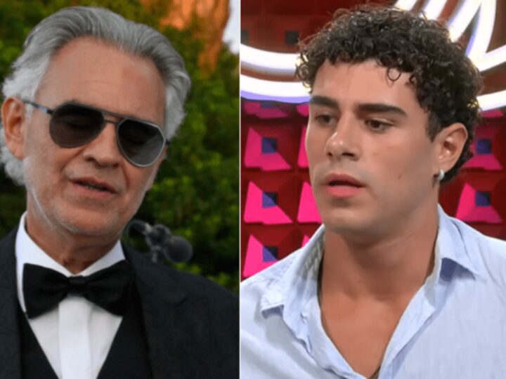 Gf Vip, Andrea Bocelli sulla battuta di Roncaccia: “Mi ha fatto sorridere”