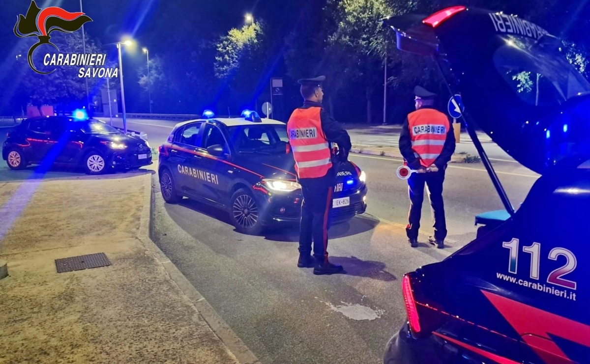 Intensa attività sul territorio delle Stazioni carabinieri del savonese