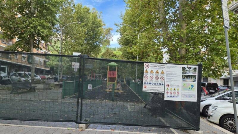 Municipio I Roma, al via riqualificazione area giochi di viale degli Ammiragli