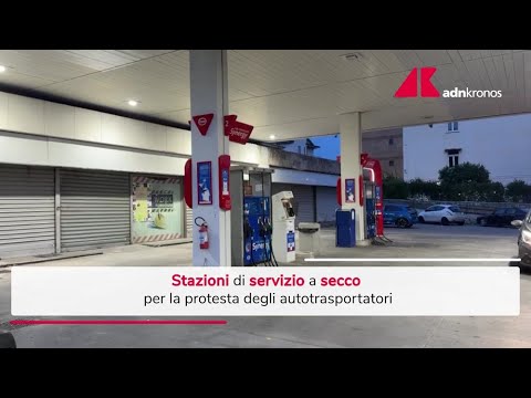 Protesta tir, benzinai a secco e distribuzione carburanti a rischio – Video