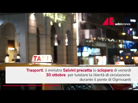Salvini precetta lo sciopero del 30 ottobre, l’ordinanza – Video
